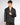 Giacca doppiopetto oversize con rever ampio nero 