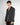 Giacca doppiopetto oversize con rever ampio nero 