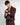 Giacca London monopetto cropped bordeaux 
