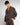 Giacca London monopetto cropped marrone 