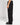 Pantalone london fondo ampio nero 