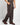 Pantalone london fondo ampio marrone 