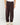Pantalone balloon fit in ciniglia bordeaux 