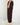 Pantalone balloon fit in ciniglia bordeaux 