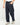 Pantalone balloon fit in ciniglia blu 