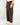 Pantalone balloon fit in ciniglia moro 