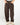 Pantalone balloon fit in ciniglia moro 
