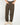 Pantalone balloon fit in ciniglia verde militare 