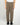 Pantalone balloon fit in velluto fango 