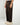 Pantalone balloon fit in gabardine moro 