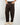 Pantalone balloon fit in gabardine moro 