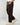Pantalone balloon fit in gabardine moro 