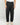 Pantalone balloon fit in gabardine nero 
