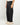 Pantalone balloon fit in gabardine nero 