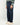 Pantalone balloon fit in denim leggero blu 
