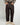Pantalone balloon fit in denim leggero moro 