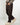 Pantalone balloon fit in denim leggero moro 