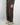 Pantalone ampio con pinces e maxi risvolto moro 