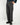 Pantalone ampio con pinces e maxi risvolto nero 