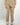 Pantalone ampio con pinces e maxi risvolto beige 
