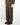 Pantalone ampio con pinces e maxi risvolto moro 