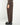 Pantalone in gabardine con pinces e maxi risvolto moro 