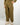 Pantalone ampio con pinces e maxi risvolto verde oliva 