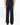 Pantalone flare con pence e regolatori laterali blu 