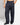 Pantalone sartoriale balloon con pence blu fiammato 
