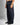 Pantalone sartoriale balloon con pence blu fiammato 