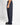 Pantalone sartoriale balloon con pence blu fiammato 