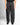 Pantalone sartoriale balloon con pence nero gessato 