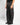 Pantalone sartoriale balloon con pence nero gessato 