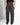Pantalone sartoriale balloon con pence nero gessato 