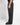 Pantalone sartoriale balloon con pence nero gessato 