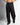 Pantalone sartoriale balloon con pence nero 