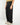 Pantalone balloon fit con pinces profonda nero 