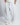 Pantalone felpa balloon fit grigio chiaro 