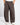 Pantalone felpa balloon fit marrone 