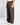 Pantalone felpa balloon fit marrone 