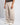 Pantalone tuta scuba balloon fit beige 
