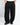 Pantalone felpa balloon fit con cucitura laterale nero 