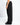 Pantalone felpa balloon fit con cucitura laterale nero 