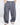 Pantalone felpa balloon fit con cucitura laterale piombo 