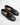 Mocassino classico con mascherina in vera pelle nero 