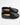 Mocassino classico con mascherina in vera pelle nero 