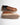 Sneaker bicolor con inserti scamosciati moro 
