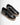 Sneaker bicolor con inserti scamosciati nero 