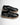 Sneaker bicolor con inserti scamosciati nero 