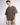 T-shirt oversize marrone 